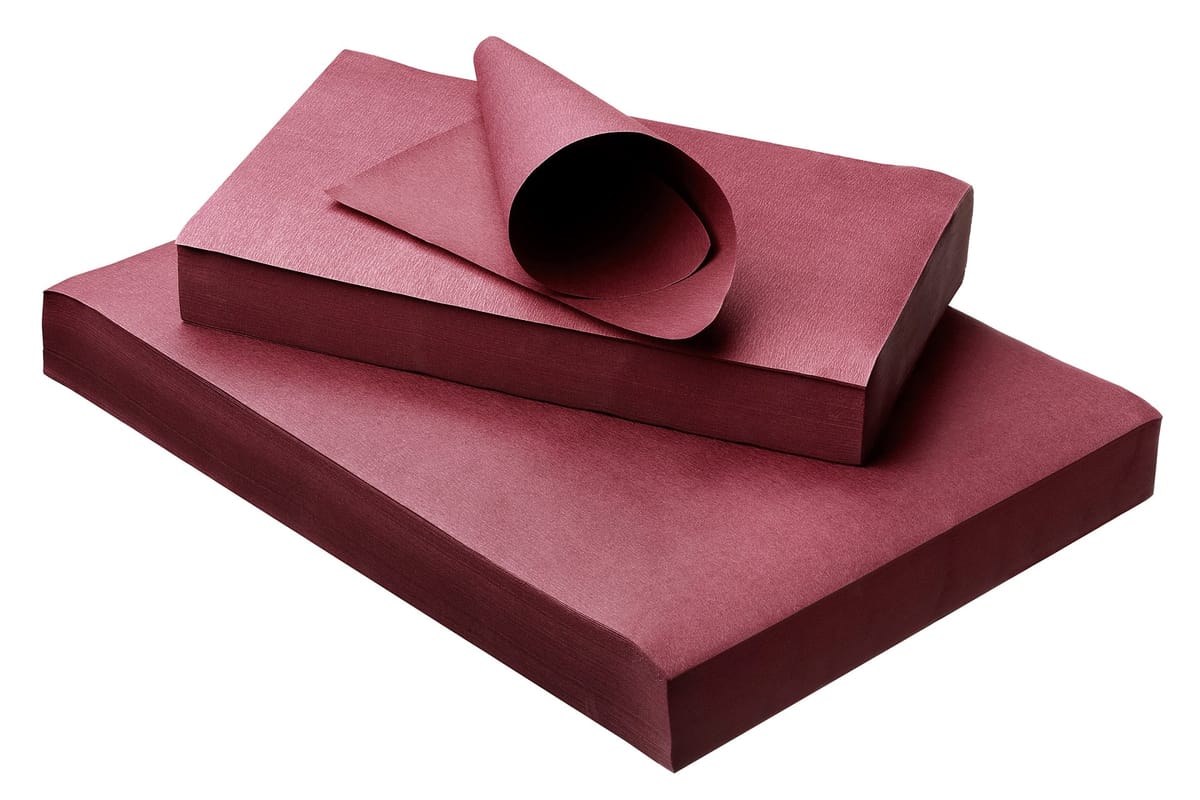 Tray Paper Burgundy 18 x 28 cm – Akzenta International SA, Gipszusätze, Stumpflacke und Gipslöser