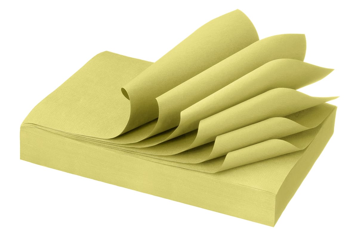 Tray Paper Yellow – Akzenta International SA, Einwegartikel