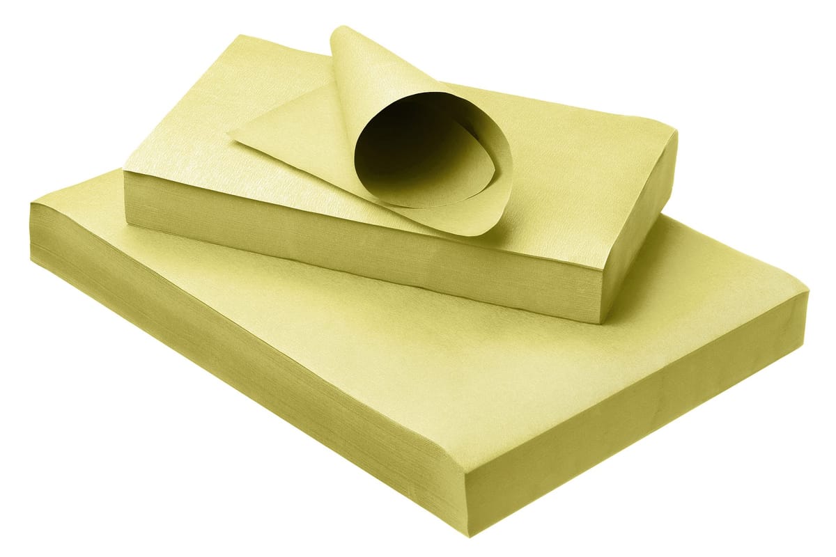 Tray Paper Yellow 18 x 28 cm – Akzenta International SA, Einwegartikel