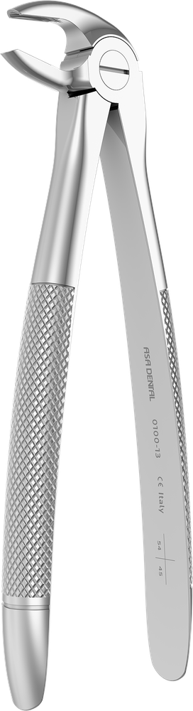 UK-Prämolaren - 15.3 ± 0.3 cm - mit geriffelten Spitzen 0100-13 – ASA Dental S.p.A. Uninominale, Extraktionszangen Oberkiefer