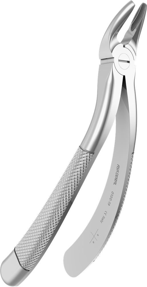 OK-Weisheitszähne - 17 cm - mit geriffelten Spitzen 0100-19