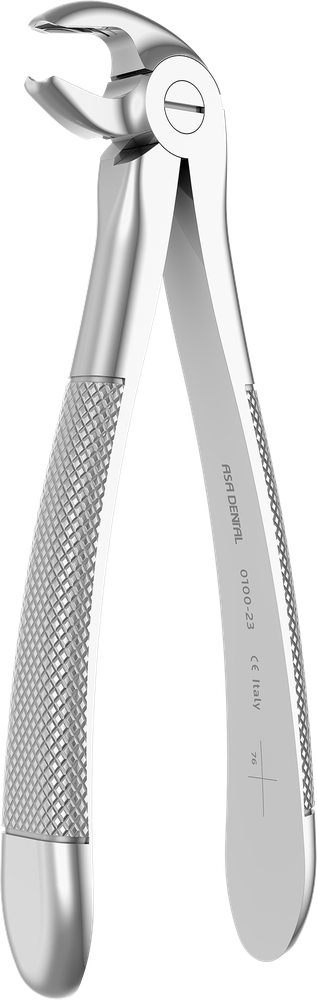 UK-Molaren rechts - 15,5 cm - mit geriffelten Spitzen 0100-23 – ASA Dental S.p.A. Uninominale, Extraktionszangen Unterkiefer