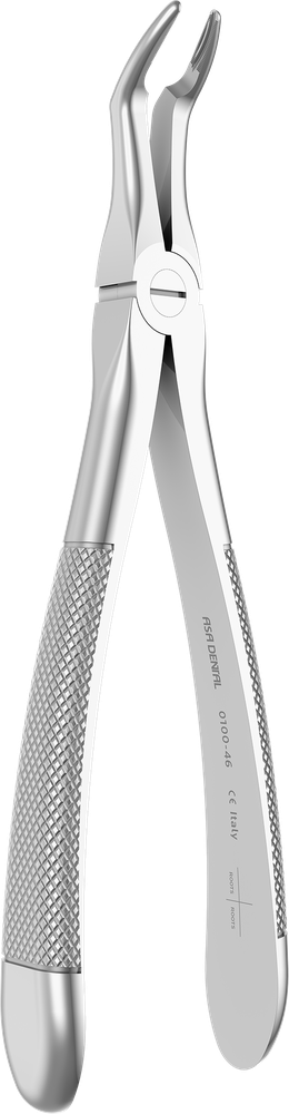 UK-Wurzeln - 18,3 cm - mit geriffelten Spitzen 0100-46 – ASA Dental S.p.A. Uninominale, Spezialzahnzangen