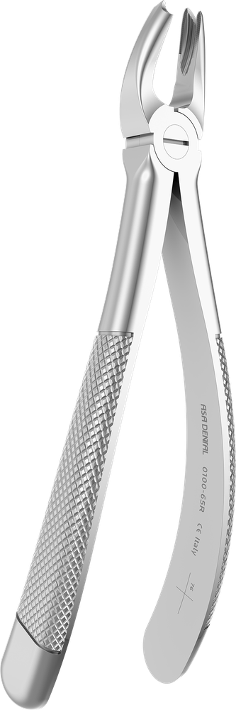 OK-Molaren rechts - 16,9 cm - mit geriffelten Spitzen 0100-65R – ASA Dental S.p.A. Uninominale, Extraktionszangen Oberkiefer