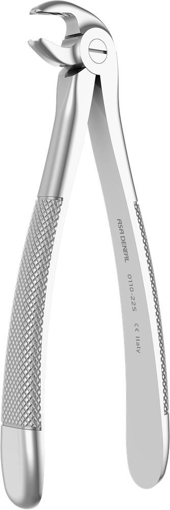 UK-Molaren - 14 ± 0.1 cm - mit geriffelten Spitzen 0110-22S – ASA Dental S.p.A. Uninominale, Extraktionszangen Oberkiefer