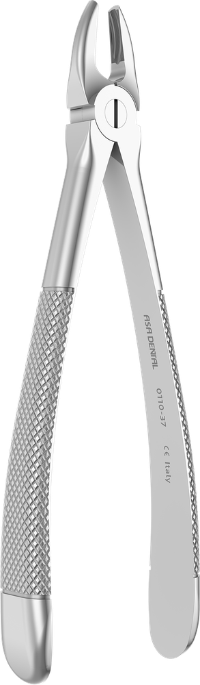 OK-Frontzähne, Prämolaren, Wurzeln - 15,3 cm - mit geriffelten Spitzen 0110-37 – ASA Dental S.p.A. Uninominale, Extraktionszangen Oberkiefer