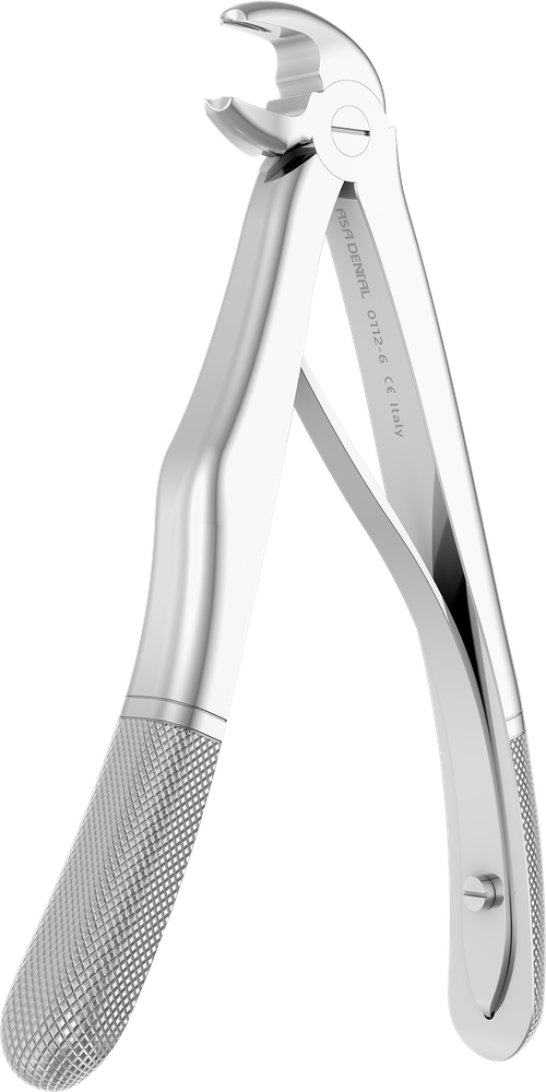 UK-Molaren - 10.8 ± 0.1 cm - mit geriffelten Spitzen 0112-6 – ASA Dental S.p.A. Uninominale, Extraktionszangen Oberkiefer