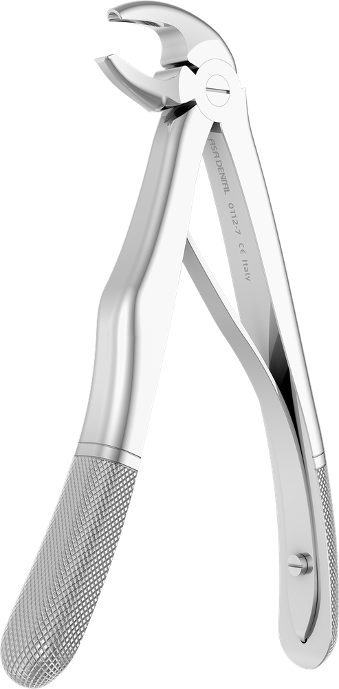 UK-Wurzeln - 10.8 ± 0.1 cm - mit geriffelten Spitzen 0112-7 – ASA Dental S.p.A. Uninominale, Extraktionszangen Unterkiefer