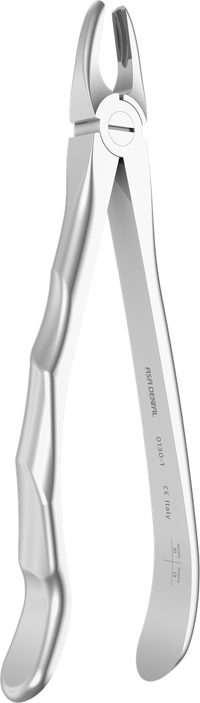 OK-Frontzähne - 17.4 ± 0.1 cm - mit geriffelten Spitzen 0130-1 – ASA Dental S.p.A. Uninominale, Extraktionszangen Oberkiefer