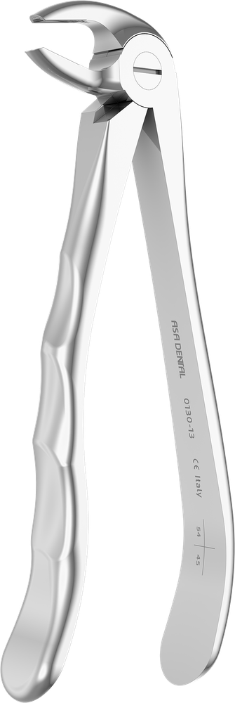 UK-Prämolaren - 15.4 ± 0.1 cm - mit geriffelten Spitzen 0130-13 – ASA Dental S.p.A. Uninominale, Extraktionszangen Unterkiefer
