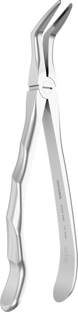 UK-Wurzel - 18 ± 0.1 cm - mit geriffelten Spitzen 0130-145 – ASA Dental S.p.A. Uninominale, Extraktionszangen Unterkiefer