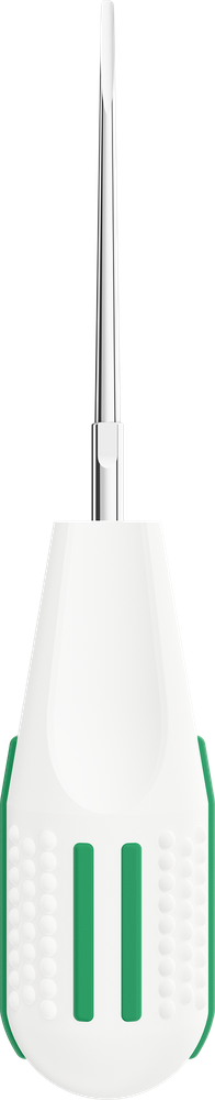 Periotom für atraumatische Luxation - 2 mm - Smaragdgrün - Gerade 0280-2R – ASA Dental S.p.A. Uninominale, Wurzelheber