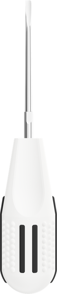 Periotom für atraumatische Luxation - 3 mm - Schwarz - Gebogen 0280-3C