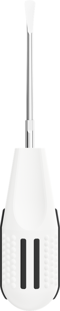 Periotom für atraumatische Luxation - 5 mm - Schwarz - Gebogen 0280-5C – ASA Dental S.p.A. Uninominale, Wurzelheber