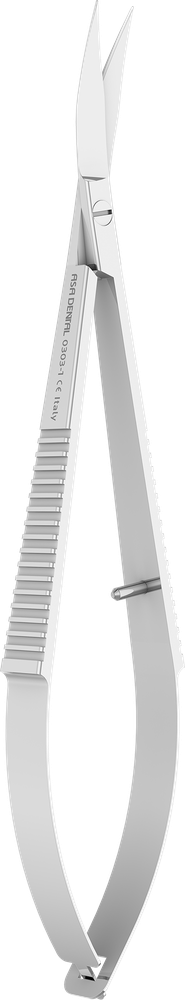 (Castroviejo) - gebogen, besonders schlanke Schnäbel - 12 cm 0303-1 – ASA Dental S.p.A. Uninominale, Sonstige chirurgische Instrumente