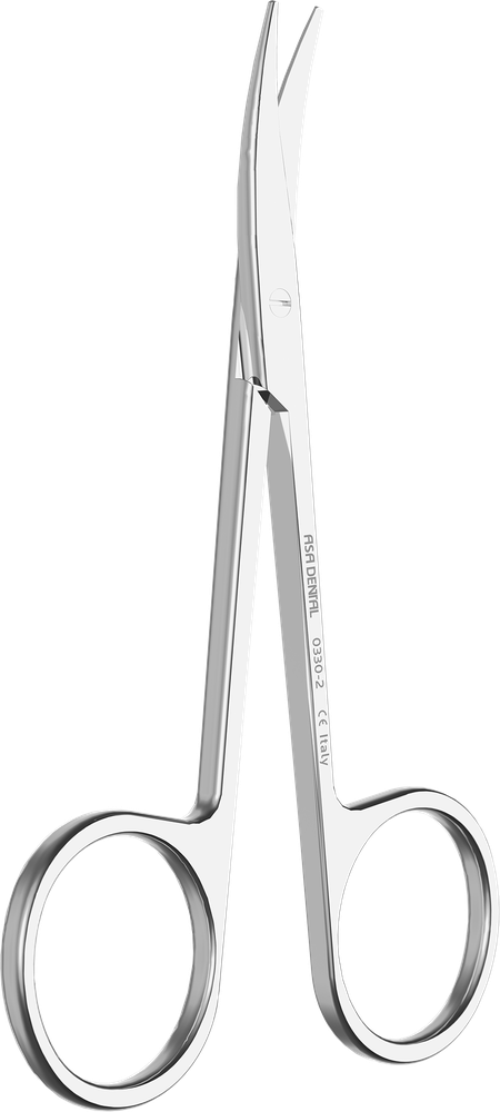 Präparierschere, gebogen - 11,5 cm 0330-2