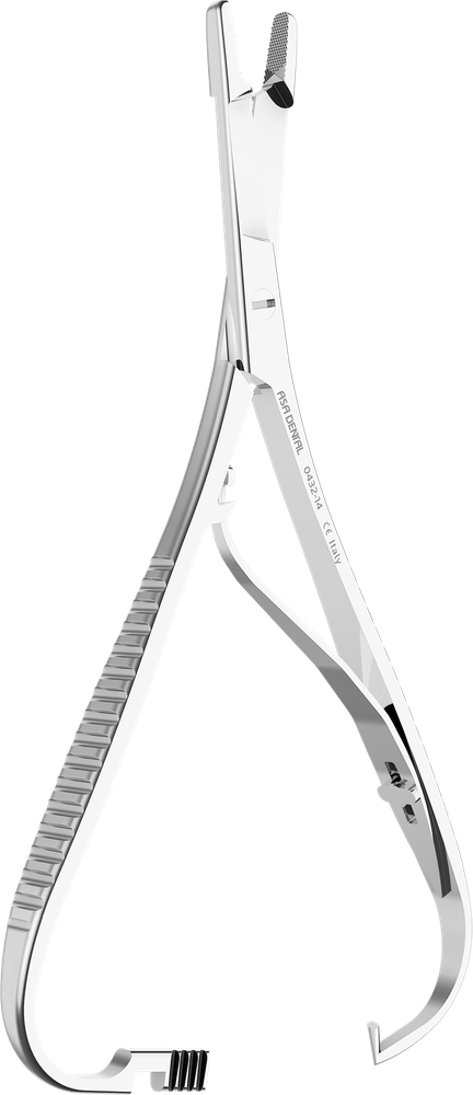 Mathieu mit Schere - 14 cm 0432-14 – ASA Dental S.p.A. Uninominale, Nadeln und Fäden