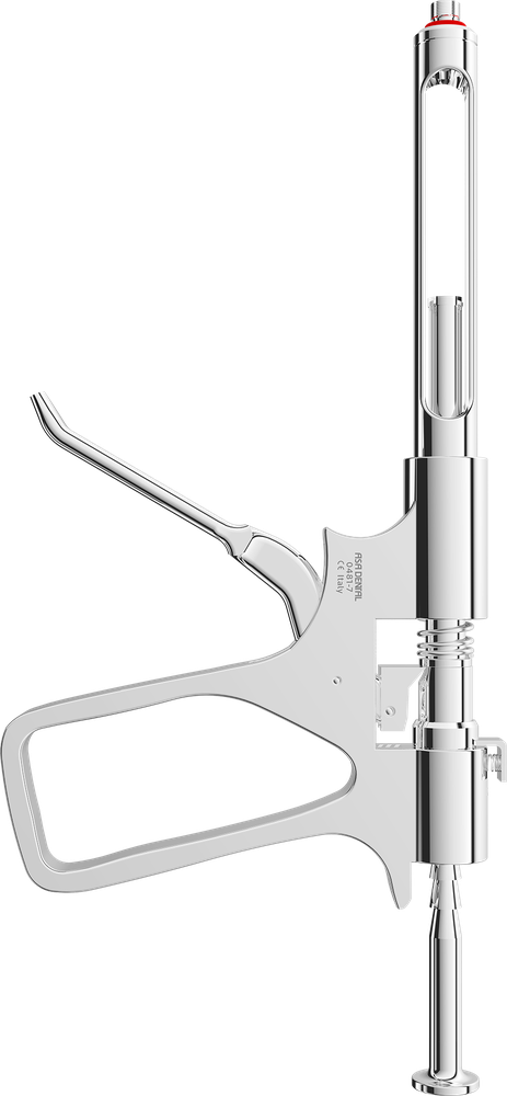 Ampullenspritze mit Messinginnenverkleidung und ausbaubaren Edelstahl-Teilen 0481-7 – ASA Dental S.p.A. Uninominale, Zylinderampullenspritzen