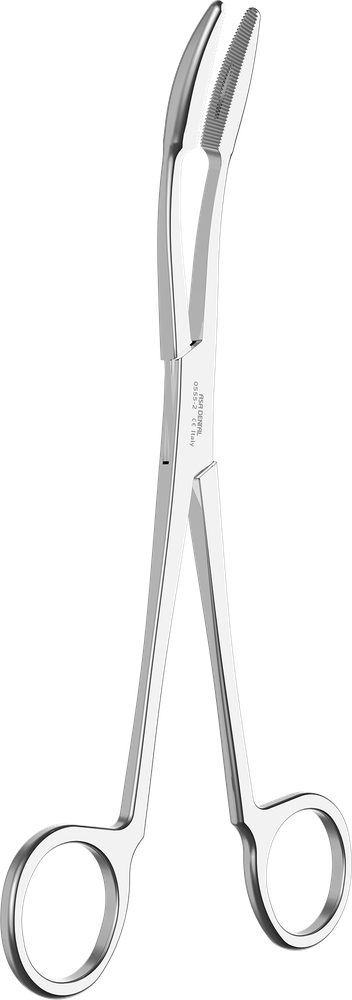 Verbandzangen - gebogen - 20 cm 0555-2 – ASA Dental S.p.A. Uninominale, Zubehör für Nahtmaterial