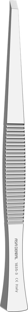 Knochenmeißel für Paradontologie - 13,5 cm - 3 mm 1835-3