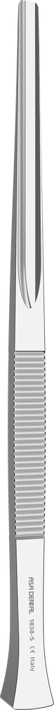 Knochenmeißel für Paradontologie - 17 cm - 6 mm 1838-5 – ASA Dental S.p.A. Uninominale, Sonstige chirurgische Instrumente