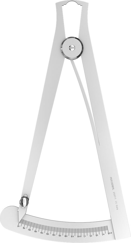 Tasterzirkel - Messbereich: 0-15 mm - 18 cm 2557-1 – ASA Dental S.p.A. Uninominale, Messinstrumente