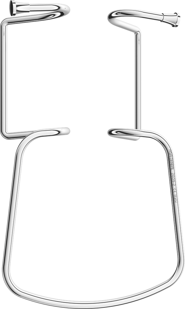 Zungenabhalter - Lippen-Retraktor - 11 x 8 cm 2609-2 – ASA Dental S.p.A. Uninominale, Wangenhalter - Wundhaken