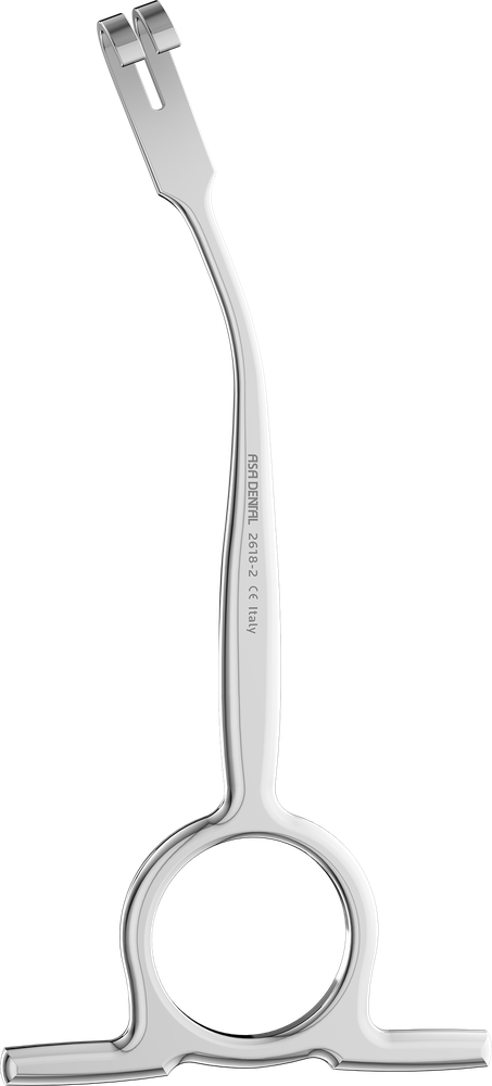 Williger linkt stumpf - 13 cm 2618-2 – ASA Dental S.p.A. Uninominale, Wangenhalter - Wundhaken