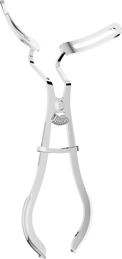 Mundsperrer - 25,5 cm 2628-2 – ASA Dental S.p.A. Uninominale, Wangenhalter - Wundhaken