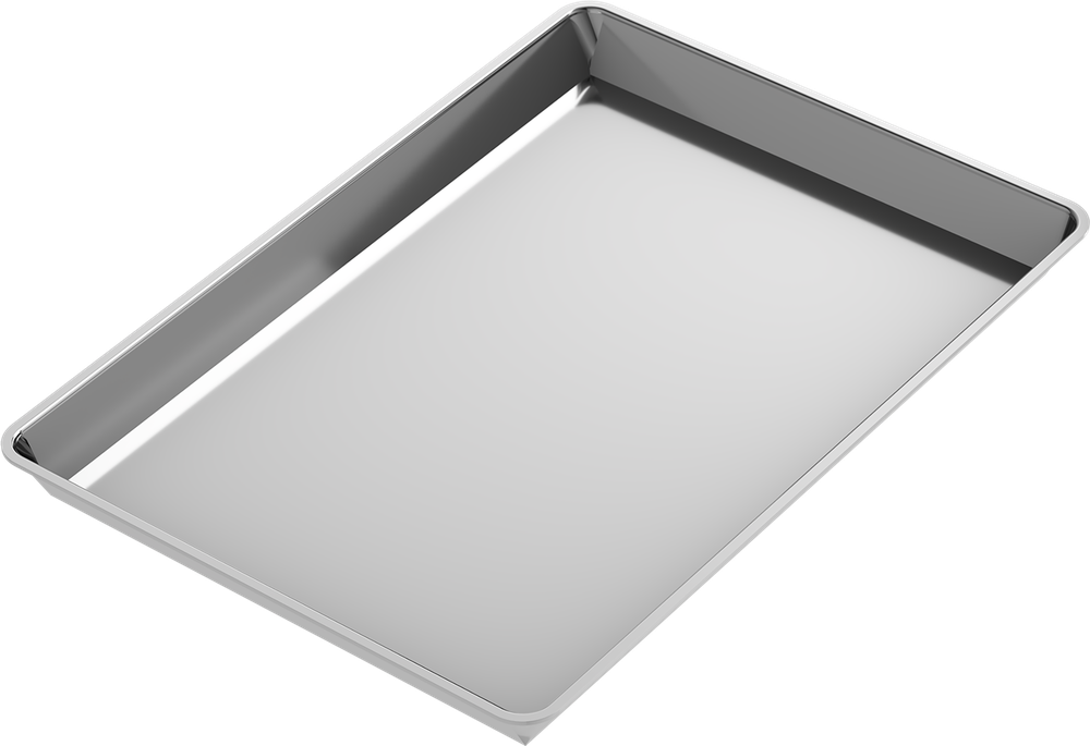 Instrumenten-Tablett - Edelstahl-Tablett - MAXI - 200x150 mm 2737-1 – ASA Dental S.p.A. Uninominale, Trays, Sterilcontainer und Zubehör