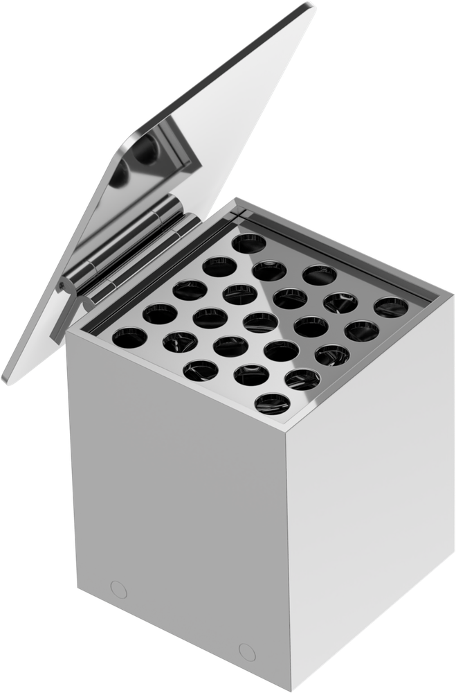 Edelstahl Wattepelletspender 2751-1 – ASA Dental S.p.A. Uninominale, Trays, Sterilcontainer und Zubehör