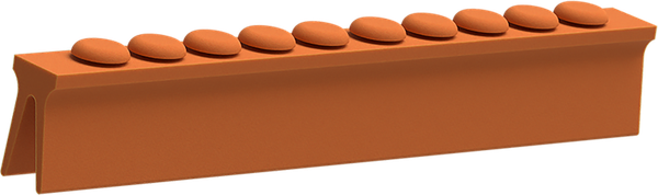 Orange - Silikon-Schiene für 10 Instrumente 2770-GA