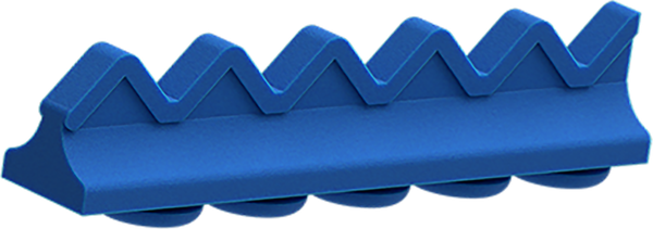 Blau - Silikon-Schiene für 5 Instrumente 2773-G