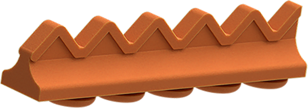 Orange - Silikon-Schiene für 5 Instrumente 2773-GA