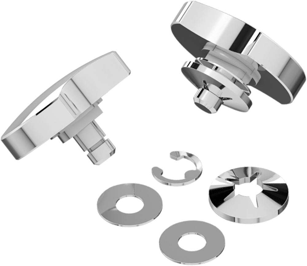 Set mit 2 Ersatz-Edelstahlköpfen mit Unterlegscheiben 2774 – ASA Dental S.p.A. Uninominale, Trays, Sterilcontainer und Zubehör