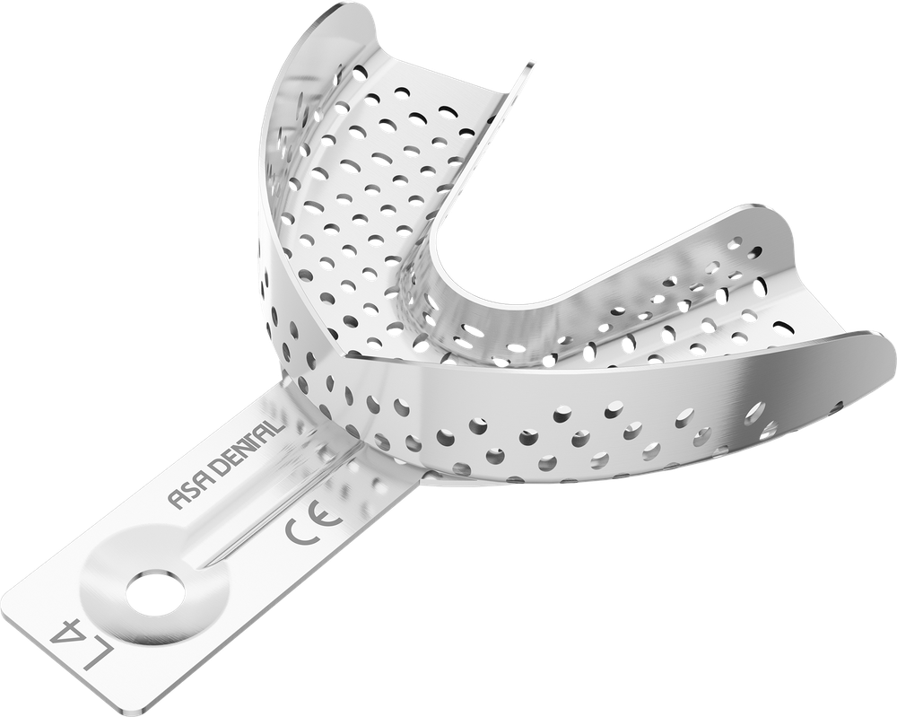 Perforiert aus Aluminium - Retentionsrand - UK - M 2800-L4 – ASA Dental S.p.A. Uninominale, Abdrucklöffel