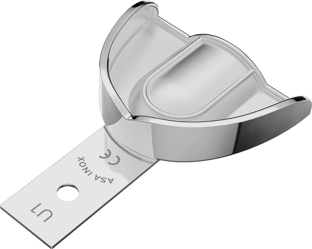Abformlöffel Stahl nicht perforiert XXS PERMA-LOCK 2807S-U1 – ASA Dental S.p.A. Uninominale, Einmalabdrucklöffel