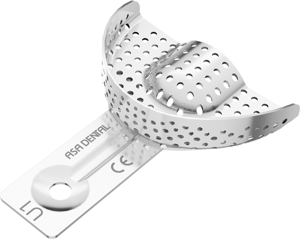 Perforiert aus Aluminium - ORTHOBABY für Kinder - Retentionsrand - OK - S 2816-U1 – ASA Dental S.p.A. Uninominale, Einmalabdrucklöffel