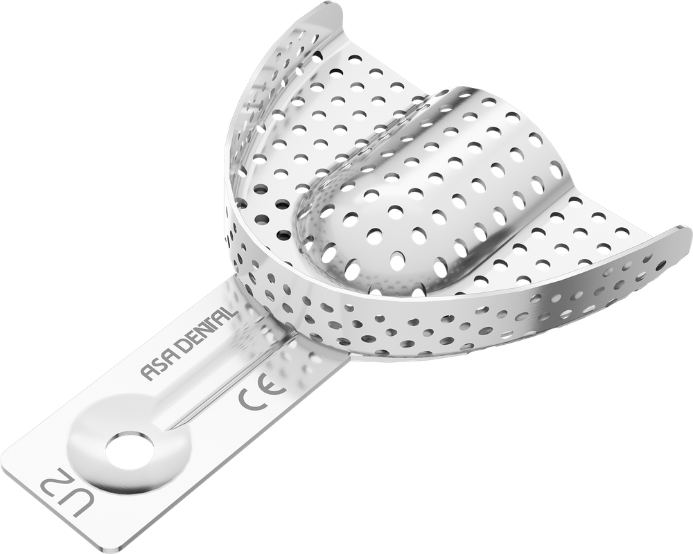 Perforiert aus Aluminium - ORTHOBABY für Kinder - Retentionsrand - OK - M 2816-U2 – ASA Dental S.p.A. Uninominale, Einmalabdrucklöffel