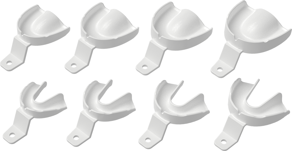 Polycarbonat - ORTHOBABY für Kinder - 8-er Pack 2850-8 – ASA Dental S.p.A. Uninominale, Einmalabdrucklöffel