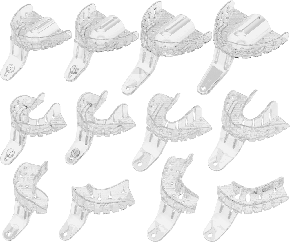 Polycarbonat - 12-er Pack 2852-12 – ASA Dental S.p.A. Uninominale, Einmalabdrucklöffel