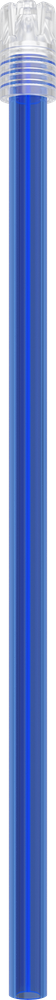 Multicolor - FESTE KAPPE - blaues Röhrchen, transparente Kappe - 15 cm 2900E-ATS15