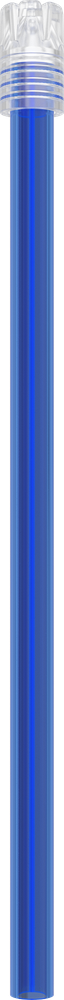 Multicolor - ABNEHMBARE KAPPE - blaues Röhrchen, transparente Kappe - 13 cm 2901E-AT13 – ASA Dental S.p.A. Uninominale, Speichelsauger