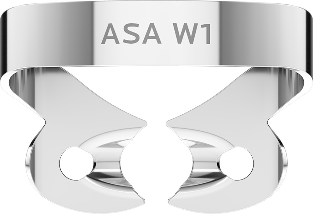 PRÄMOLAREN - flügellos 3052-W1 – ASA Dental S.p.A. Uninominale, Kofferdamklammern