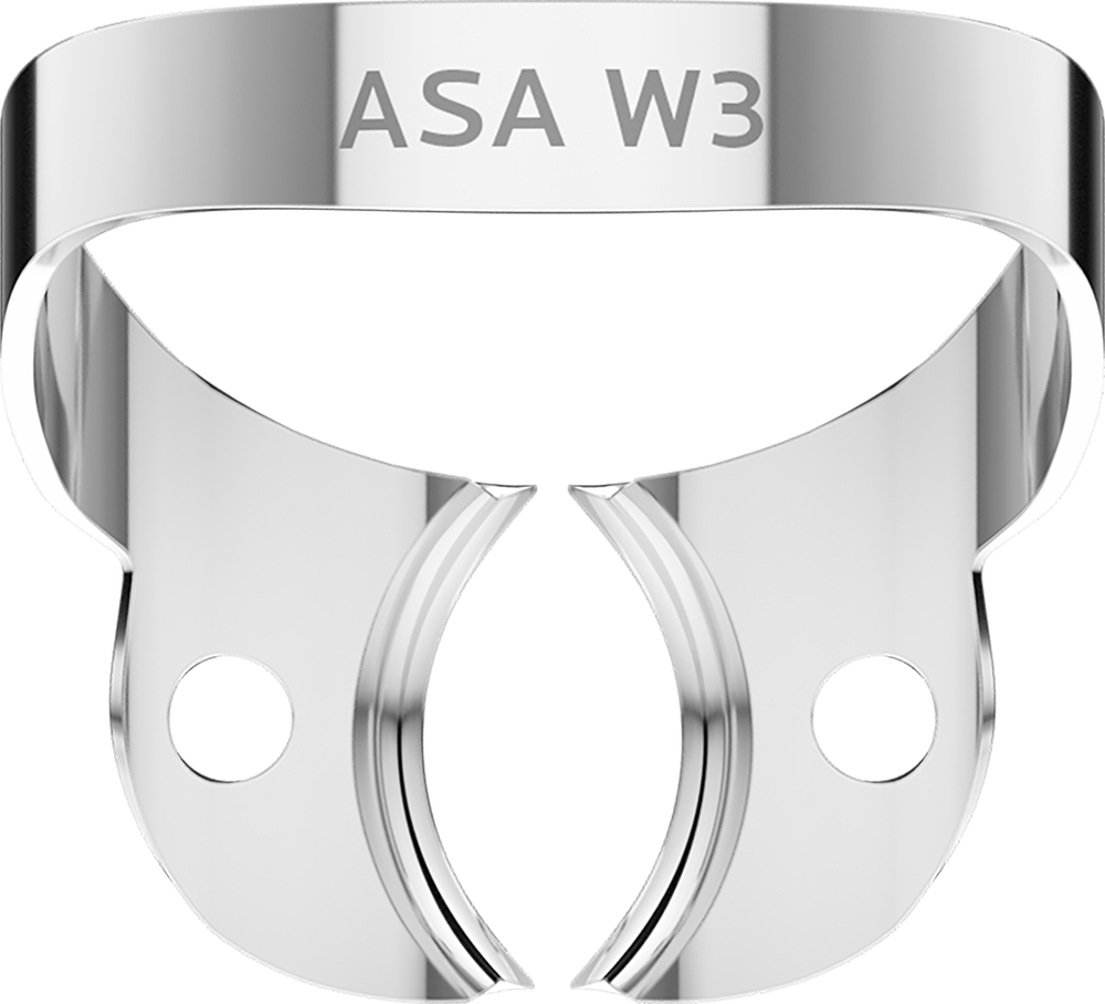 MOLAREN - flügellos 3052-W3 – ASA Dental S.p.A. Uninominale, Kofferdamklammern
