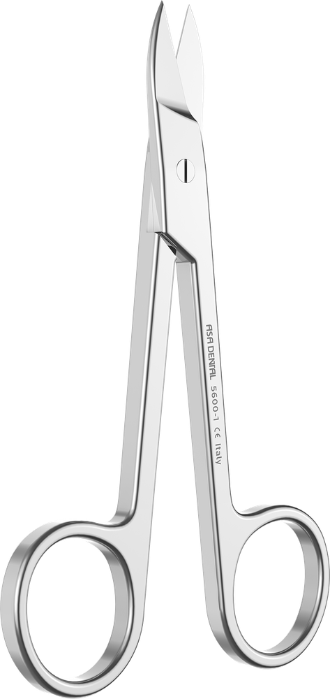 Kronenschere - gerade, einseitig gezahnt - 10,5 cm 5600-1 – ASA Dental S.p.A. Uninominale, Zahntechnikscheren