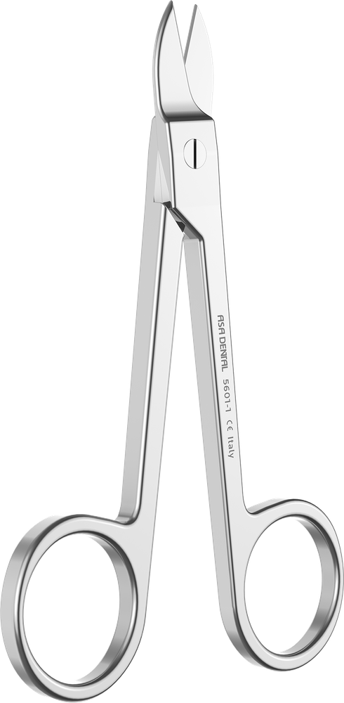 Kronenschere - gerade, einseitig gezahnt - 10,5 cm 5601-1 – ASA Dental S.p.A. Uninominale, Zahntechnikscheren