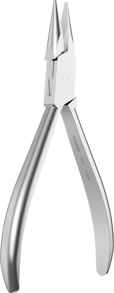 Flache geriffelte Biegezange 5864
