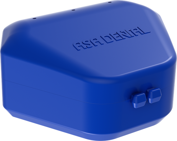 Ortho-/Protho- Plastikbox für herausnehmbare Apparaturen und Prothesen - Blau - 10 St./Packung 6900E-A