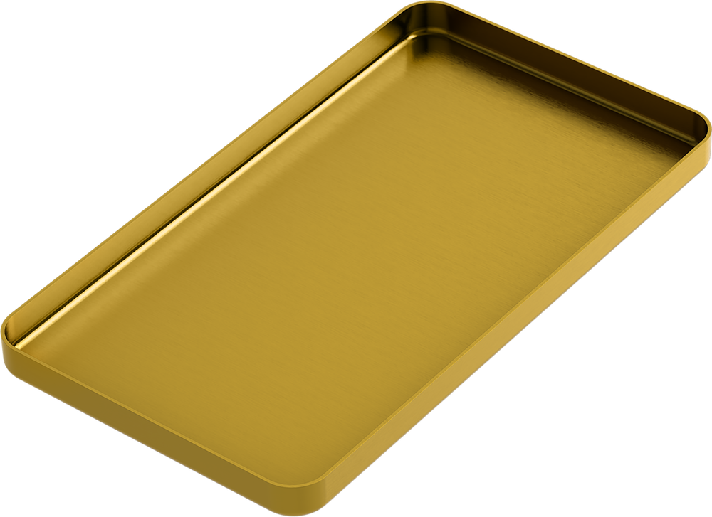 Instrumenten-Tablett - MIN - Gold - 100x180x11 mm AL2723-LO – ASA Dental S.p.A. Uninominale, Trays, Sterilcontainer und Zubehör